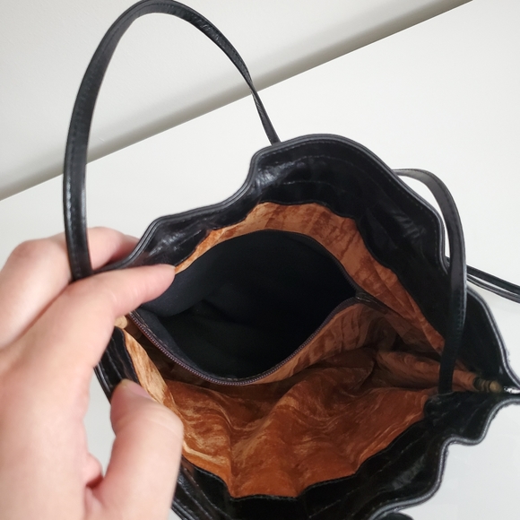 Vintage EUC Crocodile Leather Crossbody Purse - Picture 4 of 4